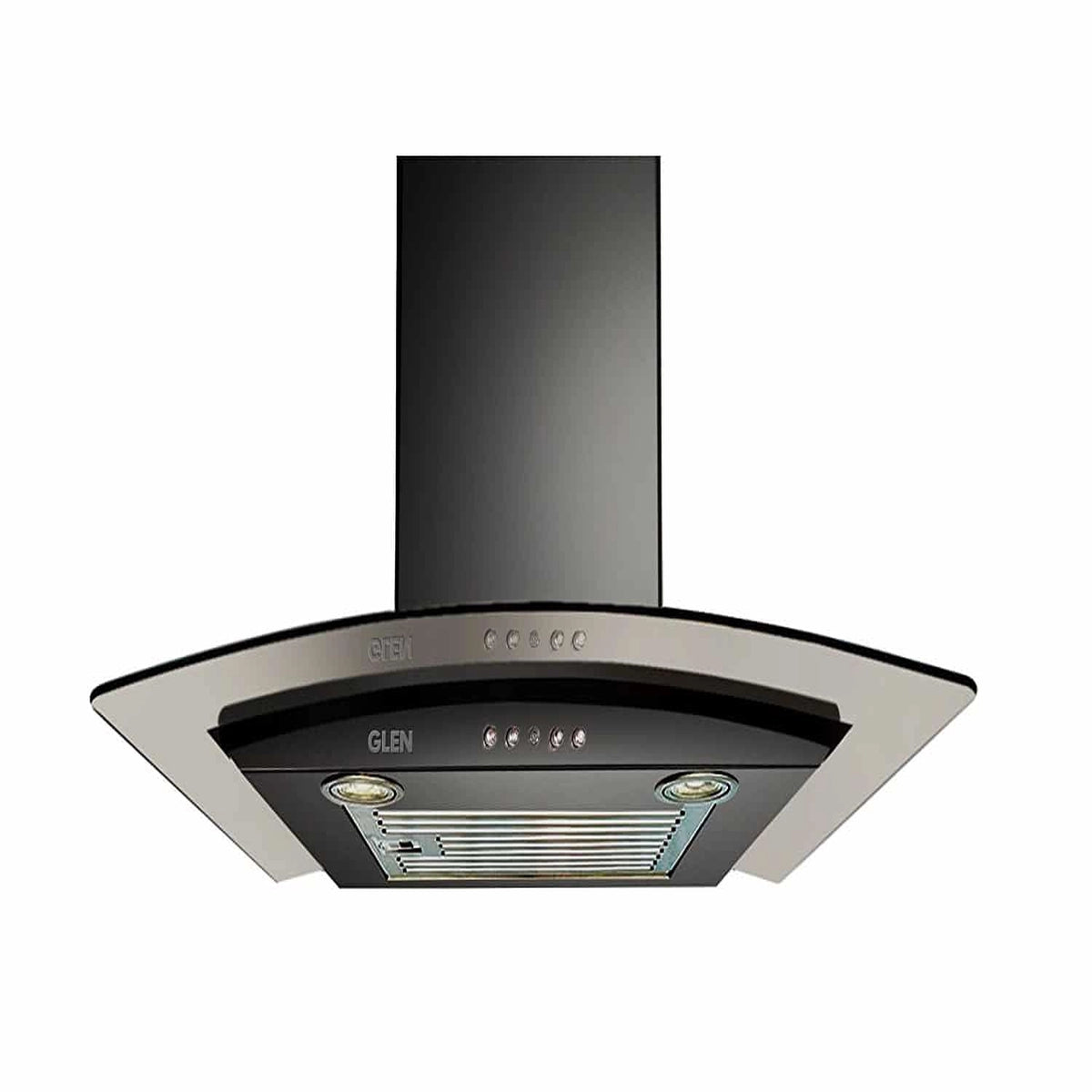Glen 60 cm 750 m3/h Chimney (CH6071EX60BFLTW, Black)