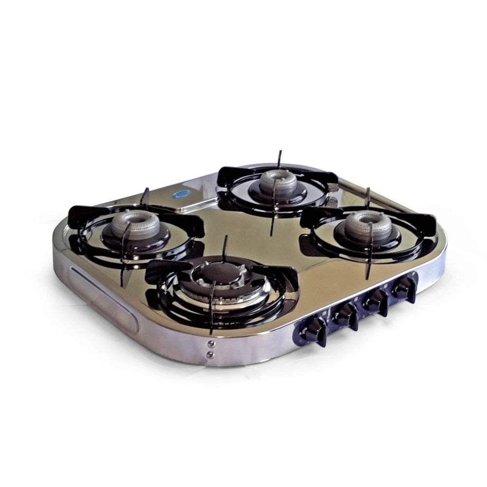 Glen 4 Burner 1046 Stainless Steel Triple Ring Aluminum Auto ignition