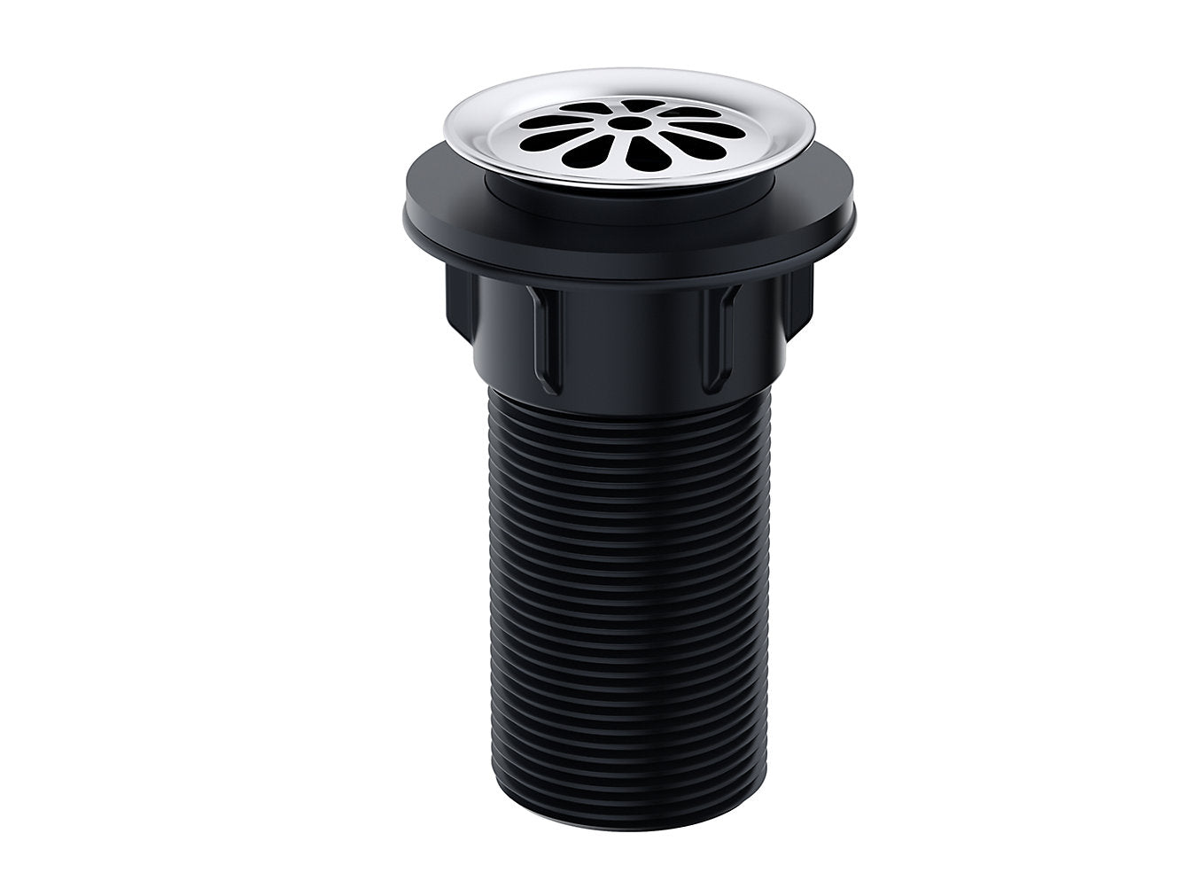 kohler K-20746IN-CP Grid drain long thread in polished chrome