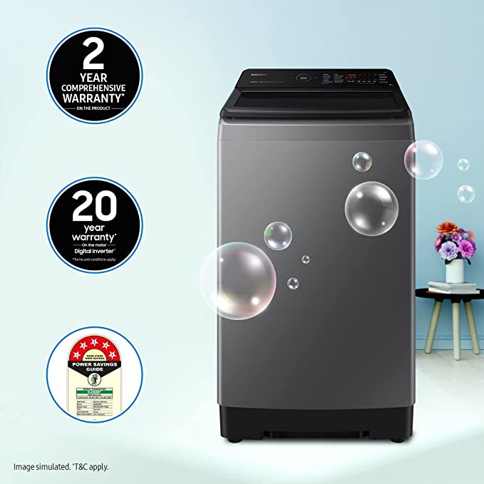 Samsung 9 Kg '5-star Washing Machine WA90BG4582BDTL Versailles Gray