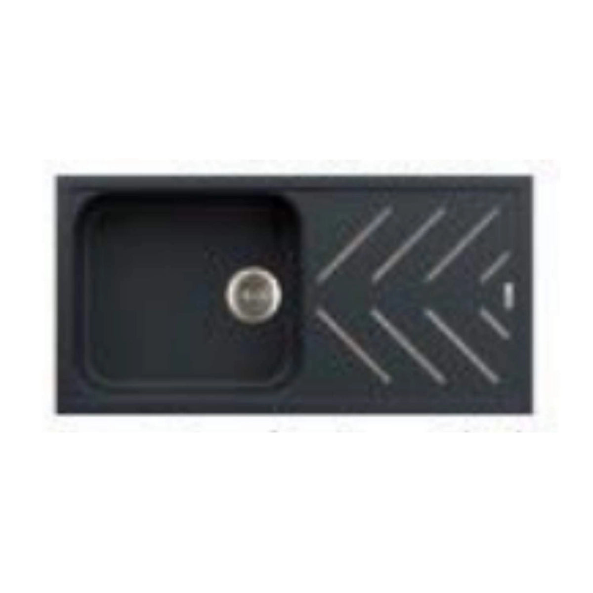Carysil Single Bowl Drain Board D100 Sink Granite