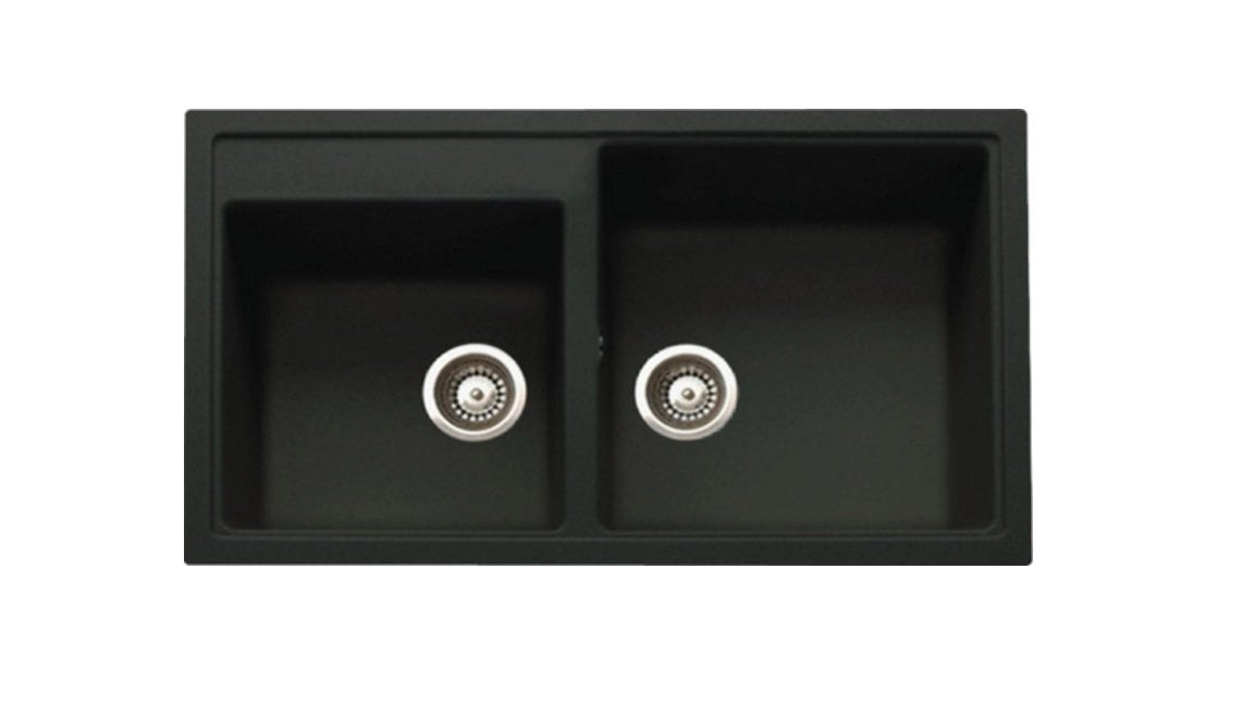 Carysil Sink Granite Vivaldi-N200L Two Bowl Without Drain Board