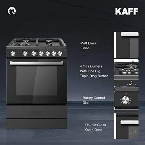 Kaff KAB 60 Multifunction Electric Oven abaf Burners Cooking Range
