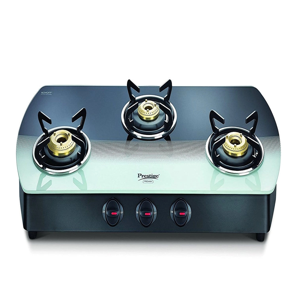 Prestige Premia GTS 03 L Glass Top Gas Stove 40173