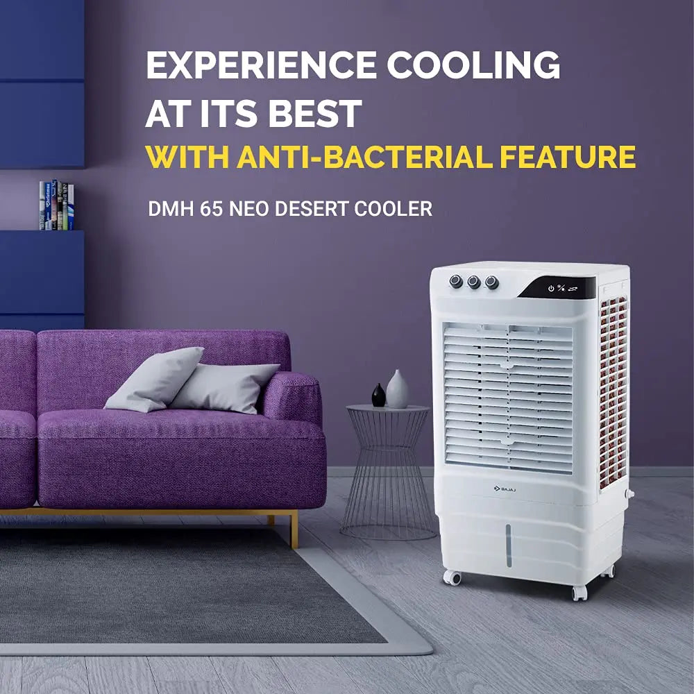Bajaj DMH 65 Neo 65L Desert Air Cooler White