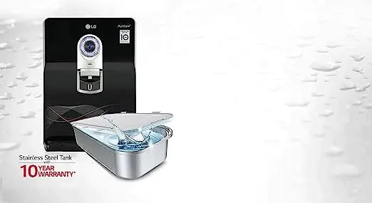 LG WW184EPB Dual Protection Airtight Stainless steel Tank with Multi Stage RO Filtration Water Purifier (Ca & Mg), 2-in-1 Water Solution