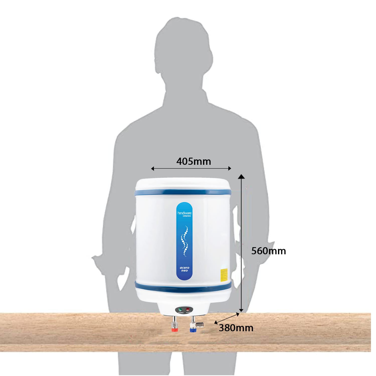 Hindware Atlantic Acero Neo Storage Geyser 25 L