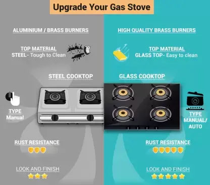 Butterfly Signature 2 Burner Glass, Aluminium Manual Gas Stove  (2 Burners)