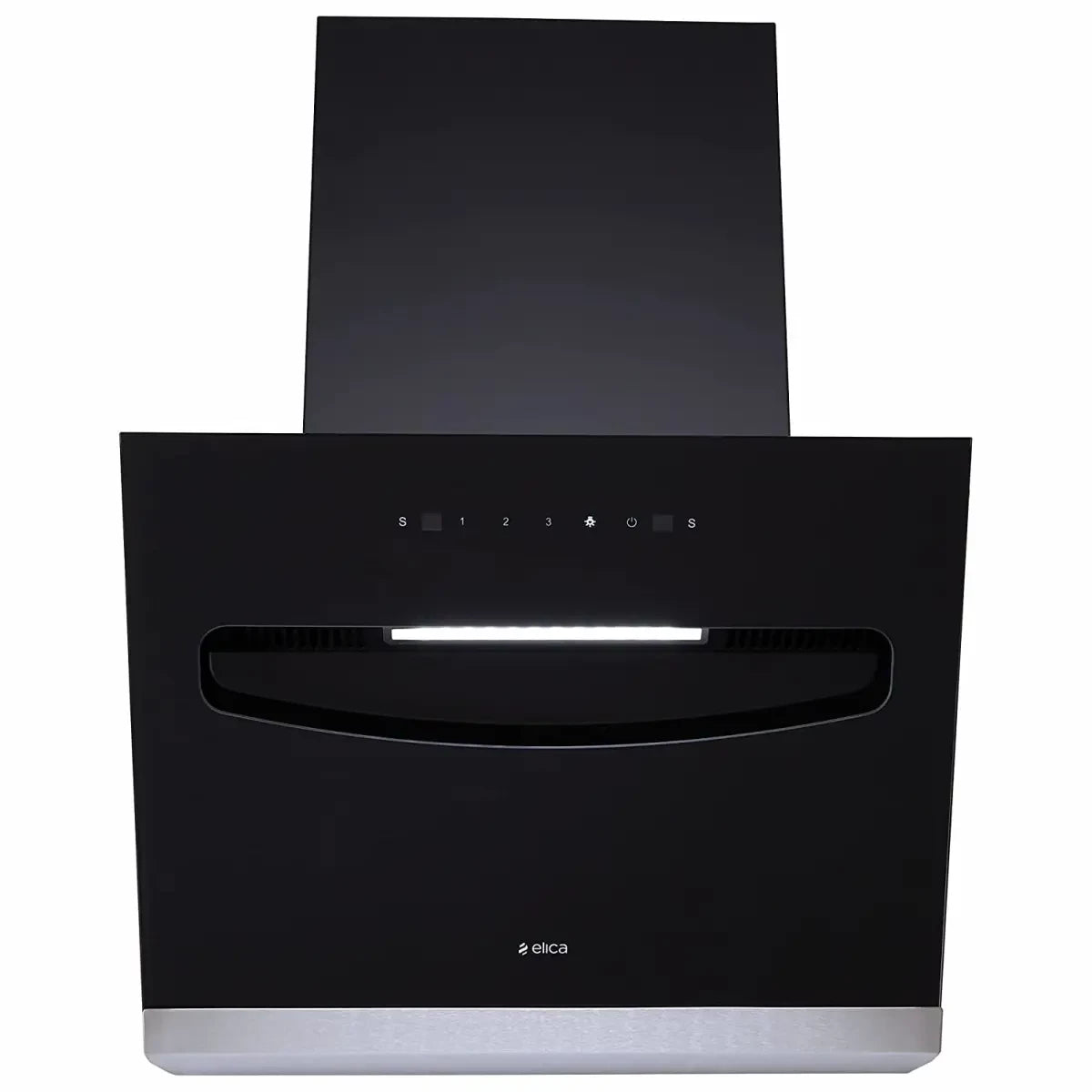 எலிகா 90 செ.மீ 1200 மீ3/மணி வடிகட்டி இல்லாத புகைபோக்கி (EFL-S907 HAC VMS, மோஷன் சென்சார் கட்டுப்பாடு, கருப்பு)