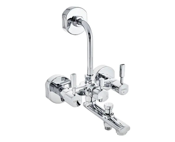 Cera F1014403 Gayle Wall Mixer Silver Colour