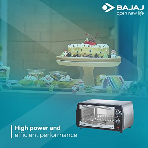 Bajaj Splendora 3 Litre 3KW IWH Instant Water Heater (Geyser), White & Bajaj 1000TSS 10 Litre Oven Toaster Grill (10 Litres OTG), Black & Silver