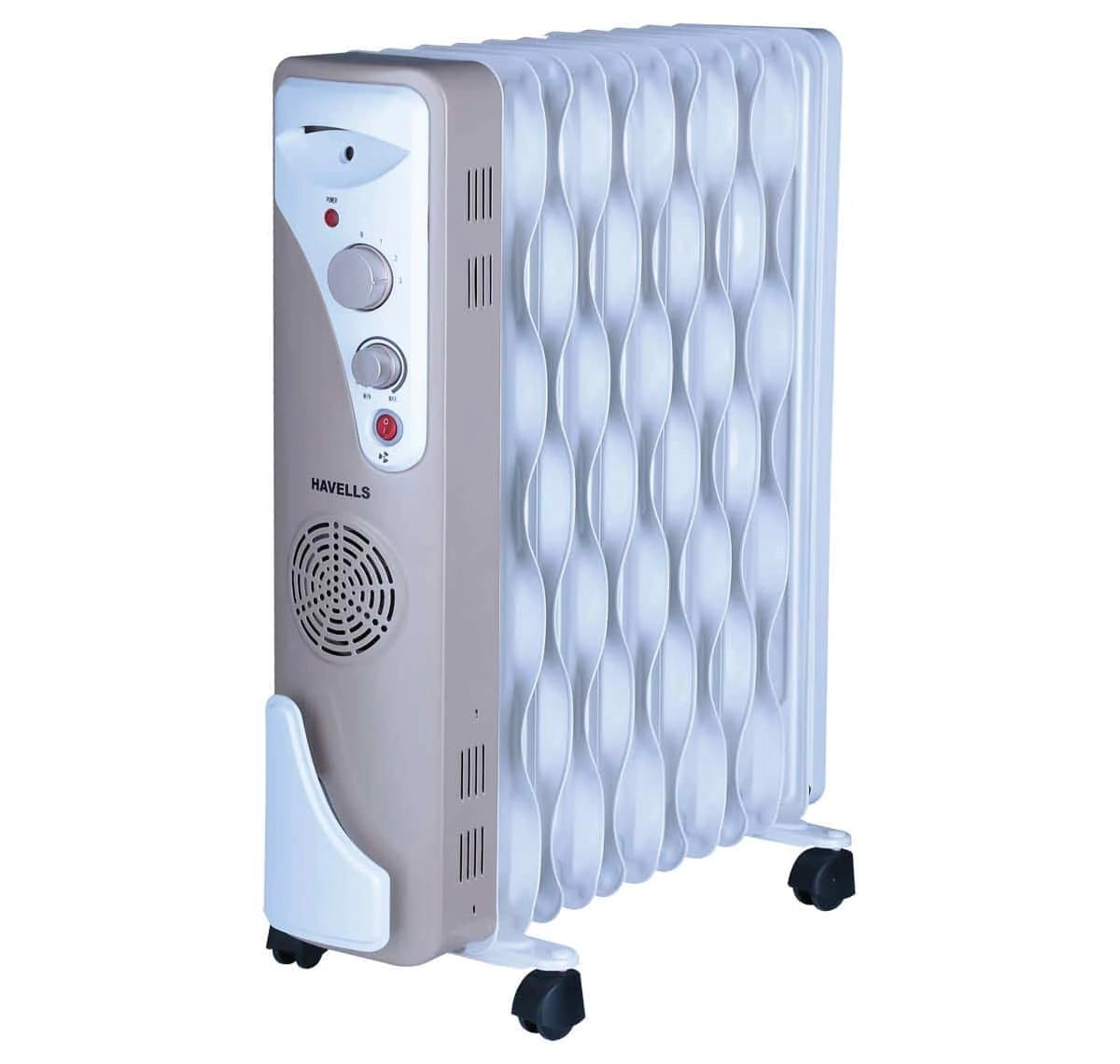 Havells Oil Filled Room Heater OFR With Fan 2900 W (WAVE/ Blade Fin)