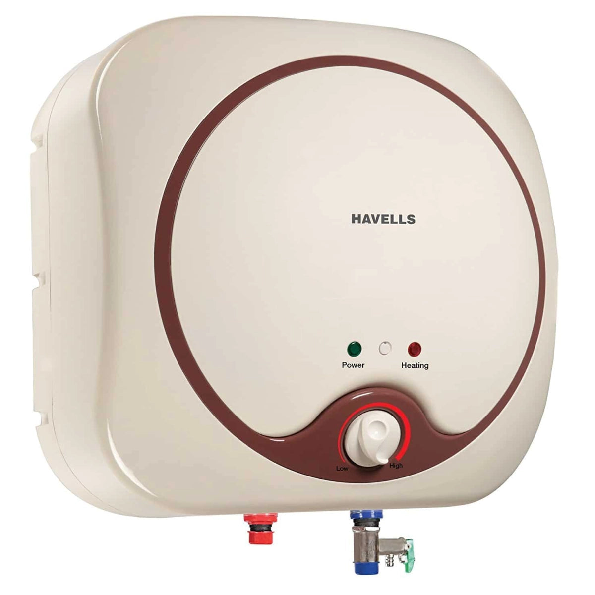 Havells Quatro G1408QU15I01637 15Litre Storage Water Heater (Ivory and Brown)
