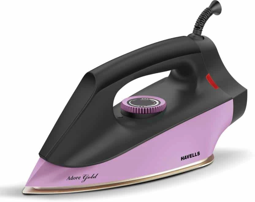 Havells Era Gold 1000-Watt Dry Iron (Era Teal Gold)