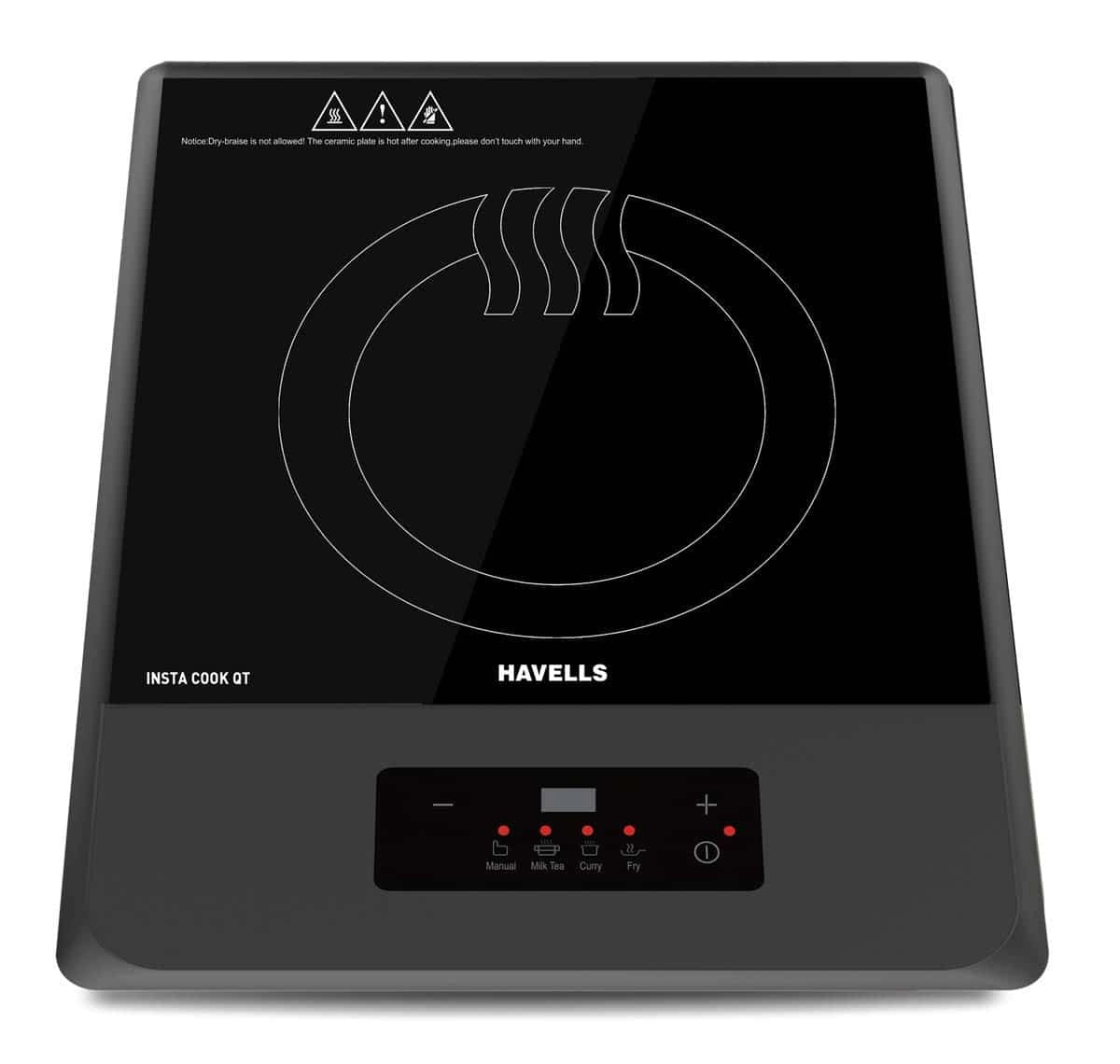 Havells Insta Cook QT Induction Cooktop, Grey, 1200 W