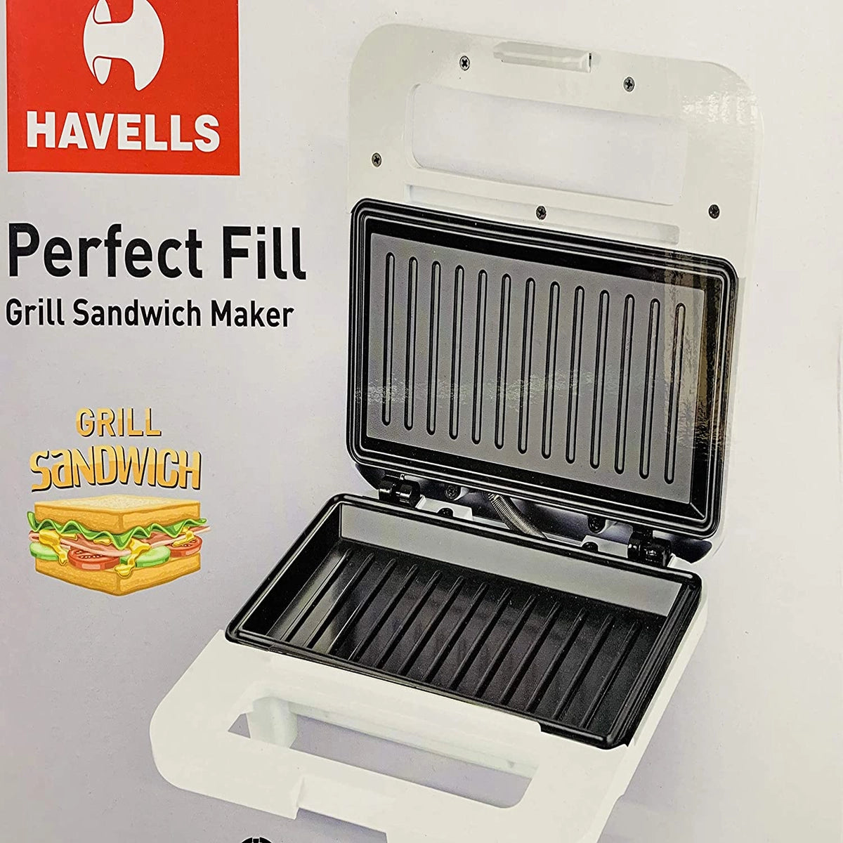 HAVELLS Perfect Fill Grill Sandwich Maker 750WT