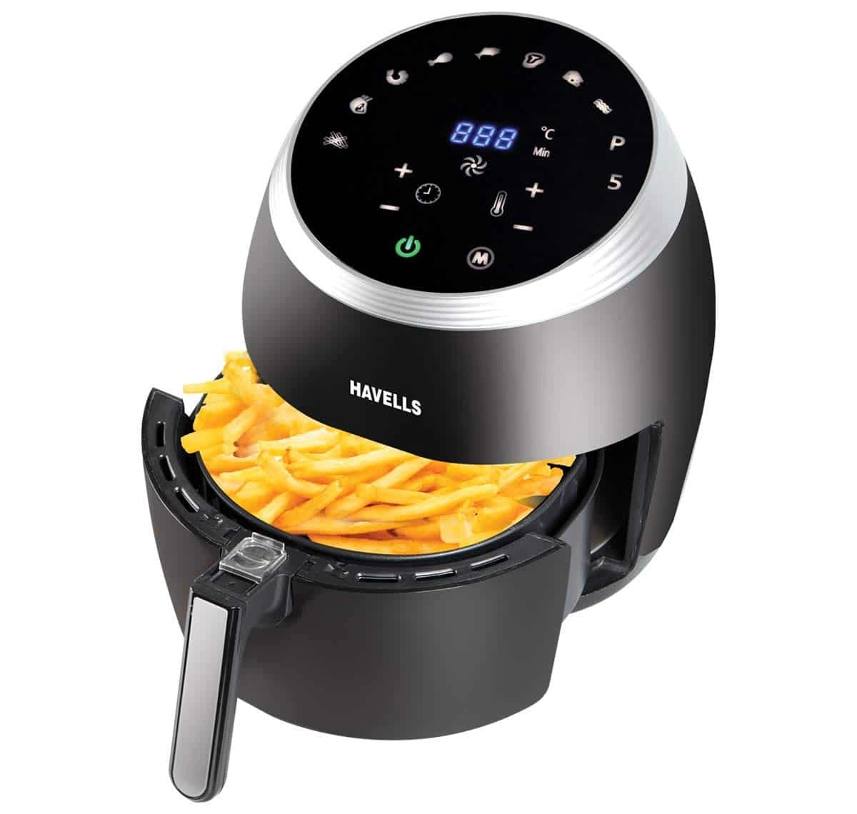 Havells Prolife Grande Air Fryer with Aero Crisp Technology 1700 Watt (Black)