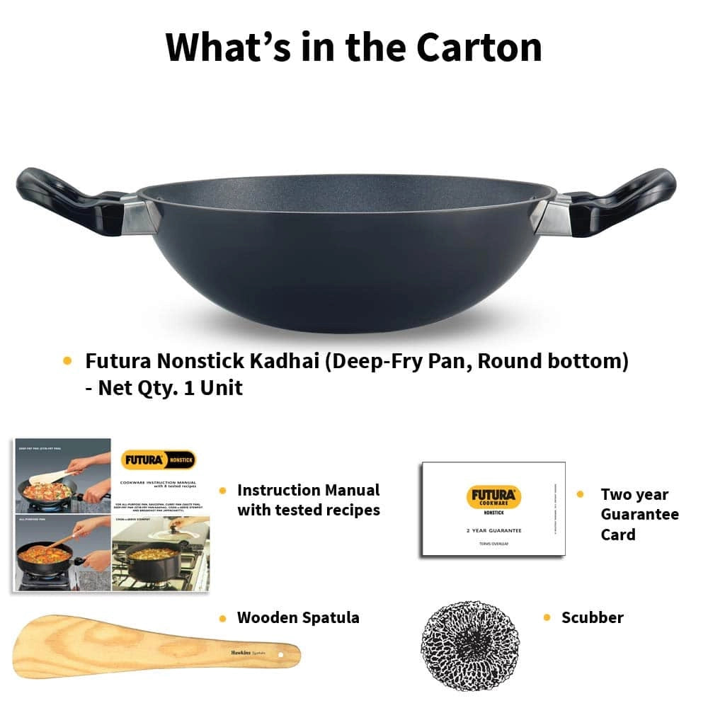 Hawkins Deep-Fry Pans FUTURA Nonstick(Black)