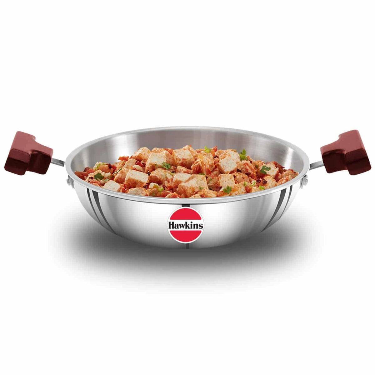 Hawkins Deep-Fry Pan tri-ply stainless steel (Silver)
