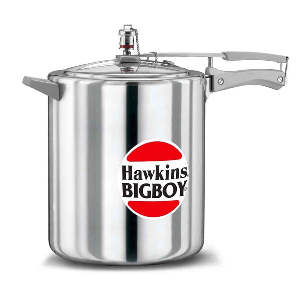 Hawkins Pressure Cooker Bigboy Aluminum - Silver, 14 Ltr