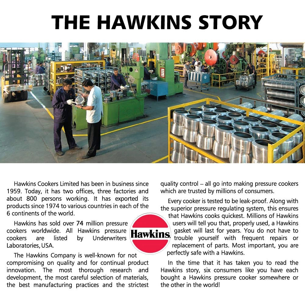 Hawkins Pressure Cooker Hevibase Aluminium