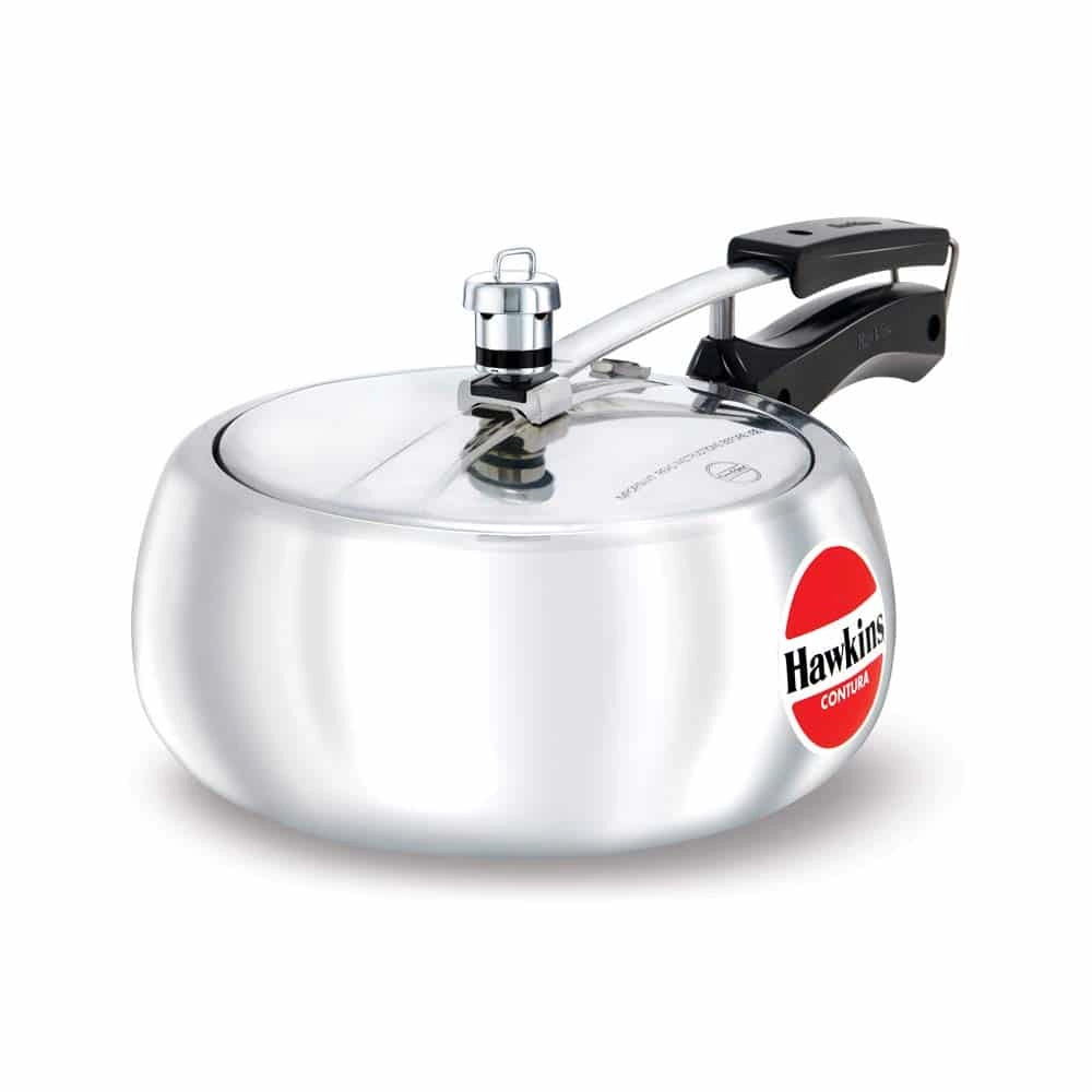Hawkins Pressure Cooker Contura Aluminum - Silver, 3.5liter