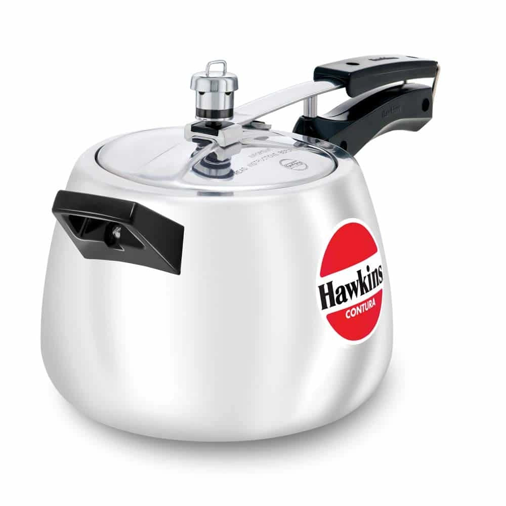 Hawkins Pressure Cooker Contura Aluminum - Silver, 4 Ltr