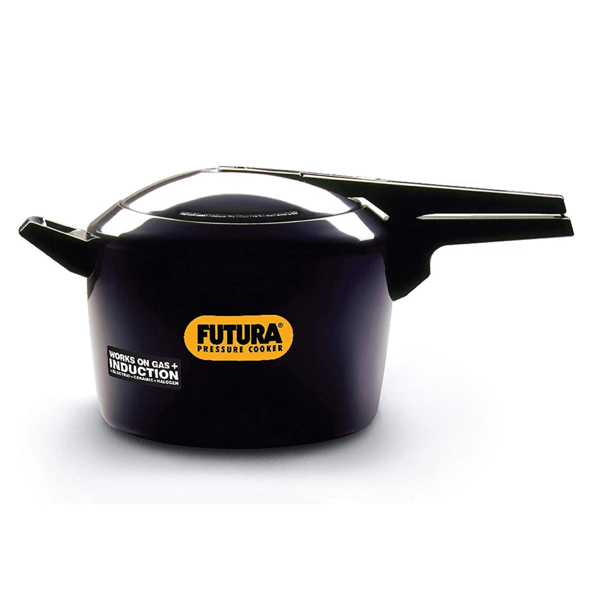 Hawkins Pressure Cooker Futura (Black) - 6 Ltr, Induction