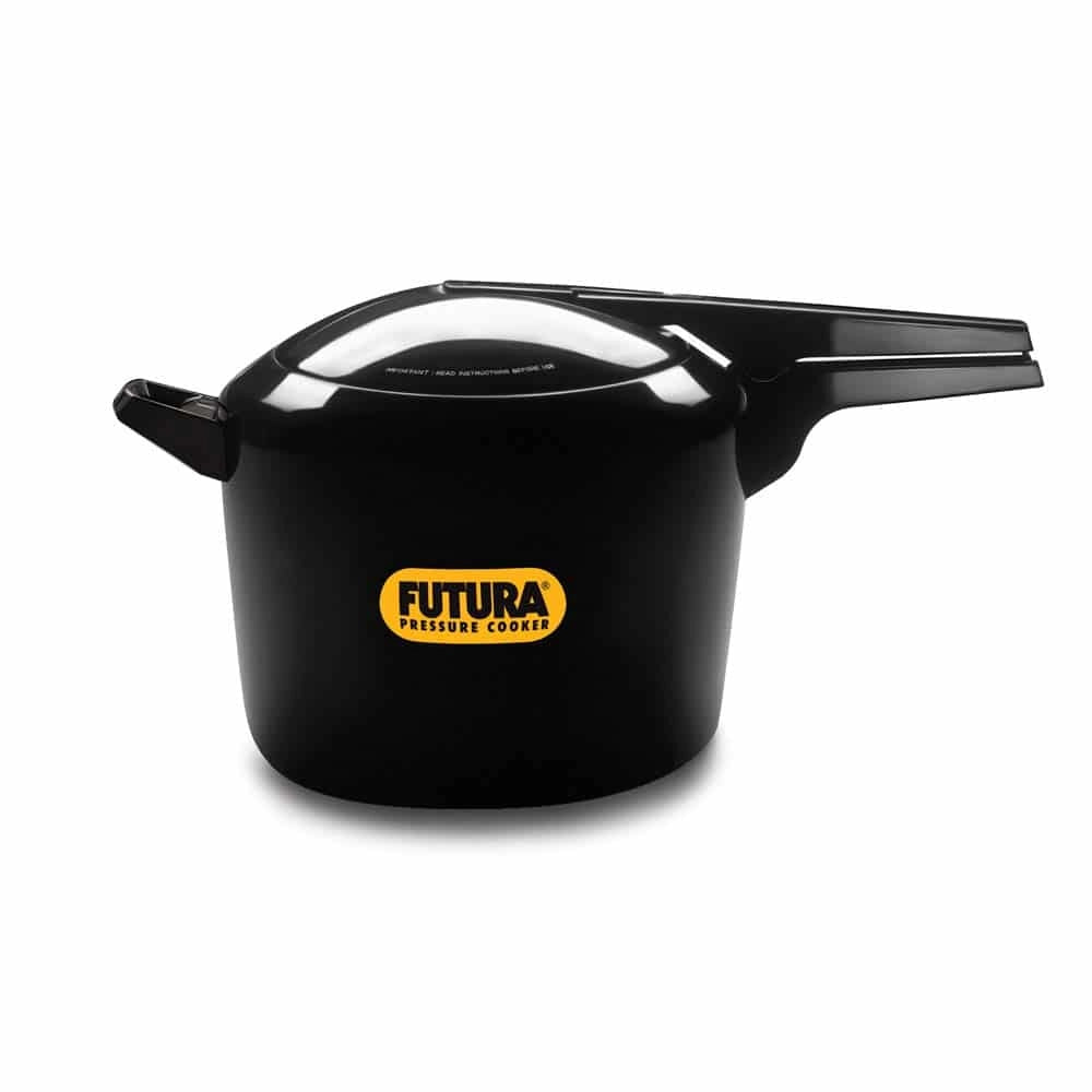 Hawkins Pressure Cooker Futura (Black) - 9 Ltr, Induction