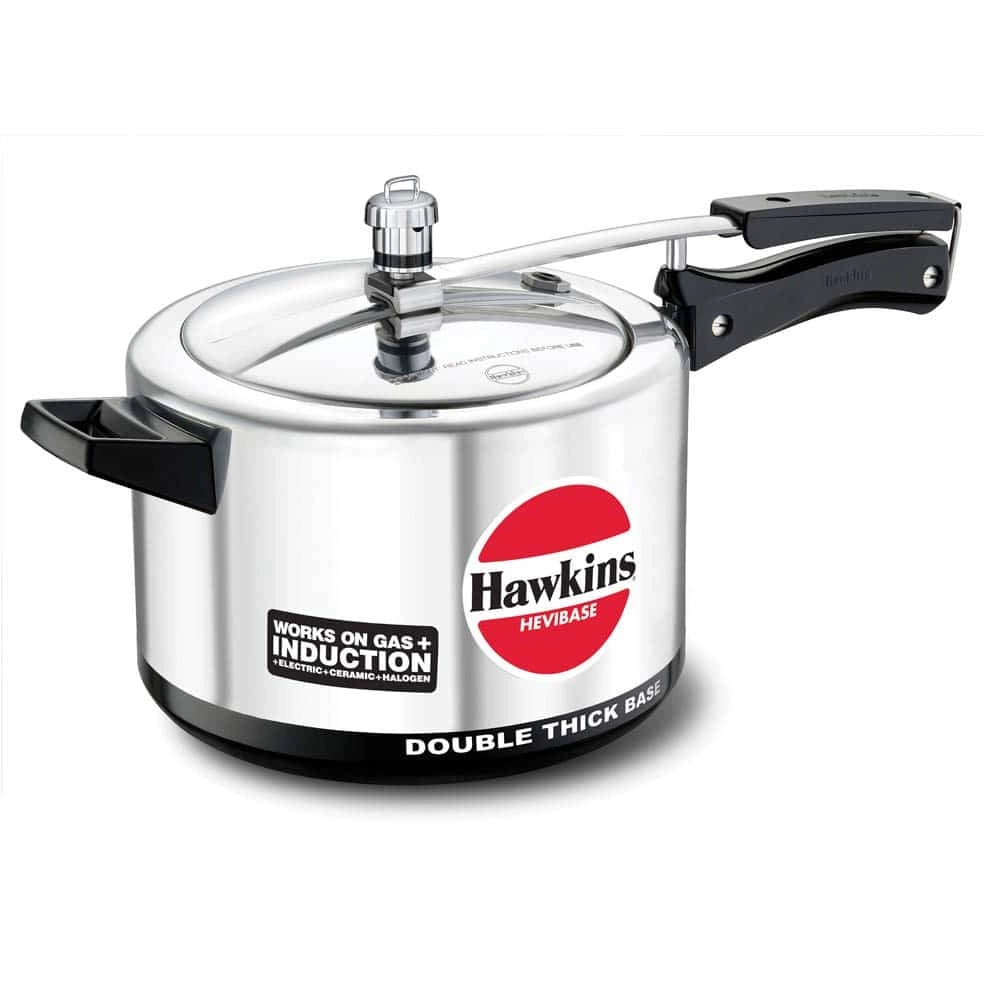 Hawkins Pressure Cooker Hevibase Aluminium - 5 Ltr