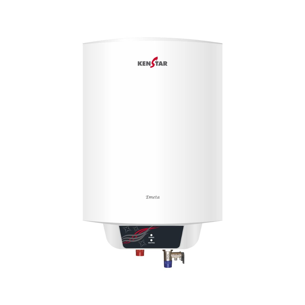 Kenstar EMETA 25 Liter Storage Water Heater Geyser 2000 Watts (White)