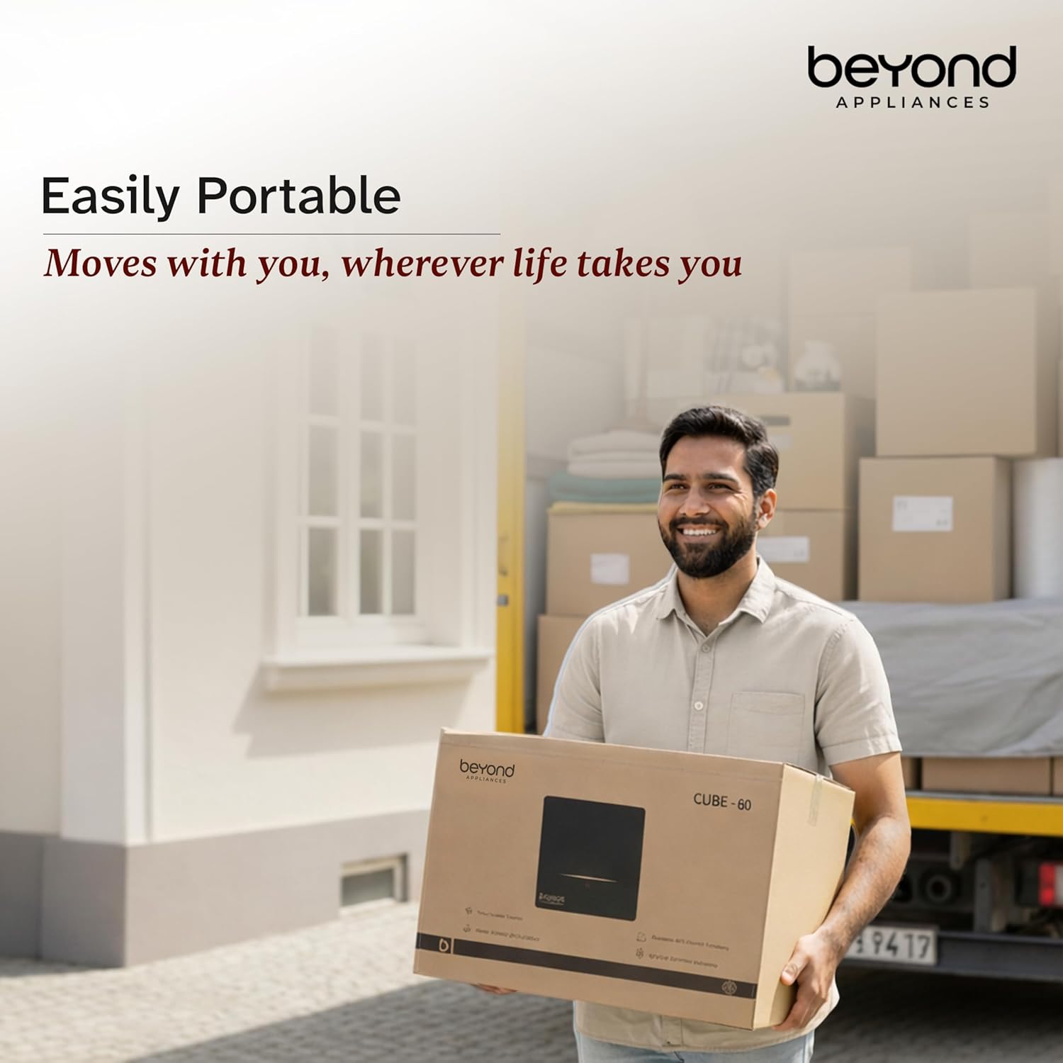 Beyond Appliances Cube Pro Plug N Play Ductless Kitchen Chimney | 1400 CMH