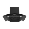 Faber Enigma BLDC HC SC FL BK IN 75cm 1600m3/hr Ducted Auto Clean Chimney with Gesture Control