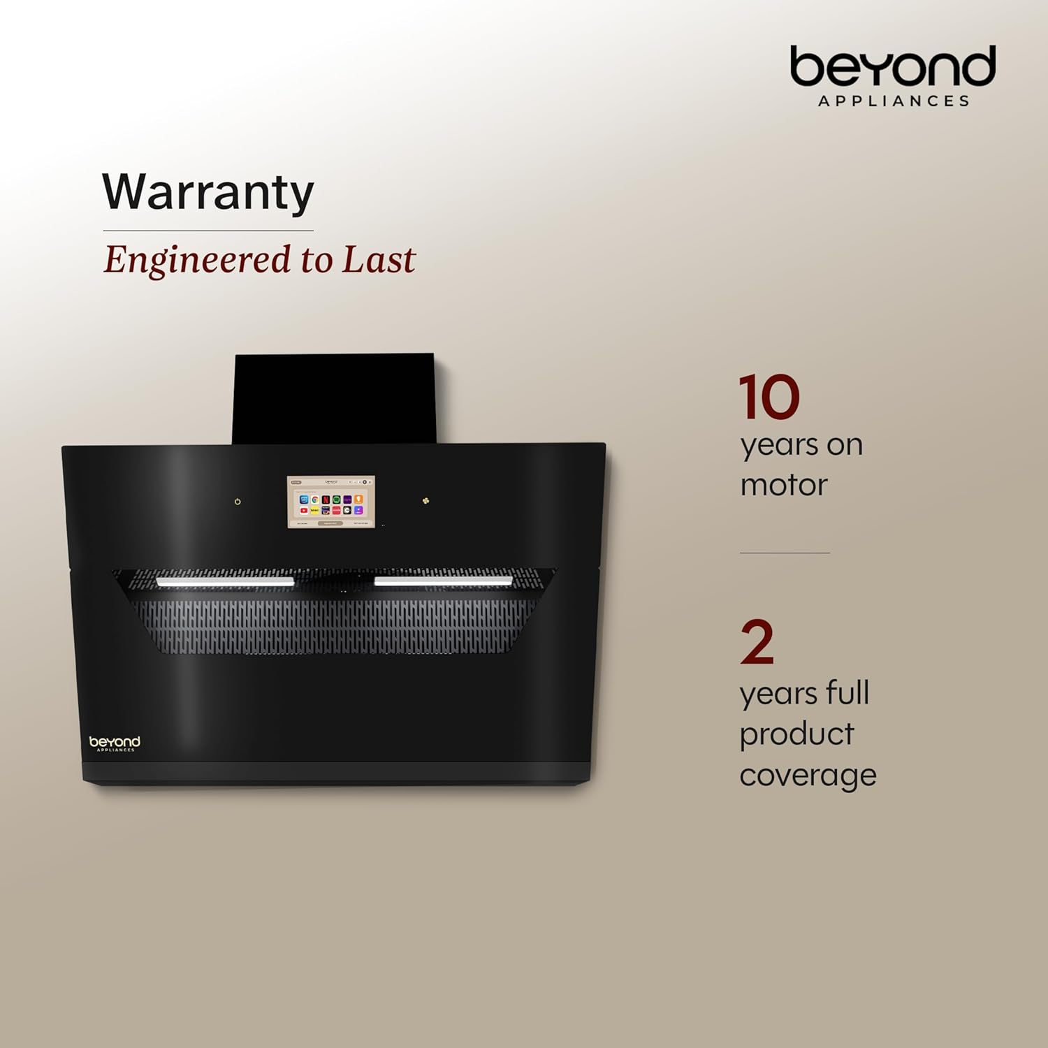 Beyond Appliances Eris 90cm Auto Clean Chimney BASCER90IF003