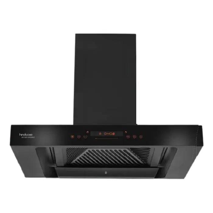 Hindware Wall Mounted Chimney 90 Cm GALAXIA NEO Black With Motion Sensor Touch Control