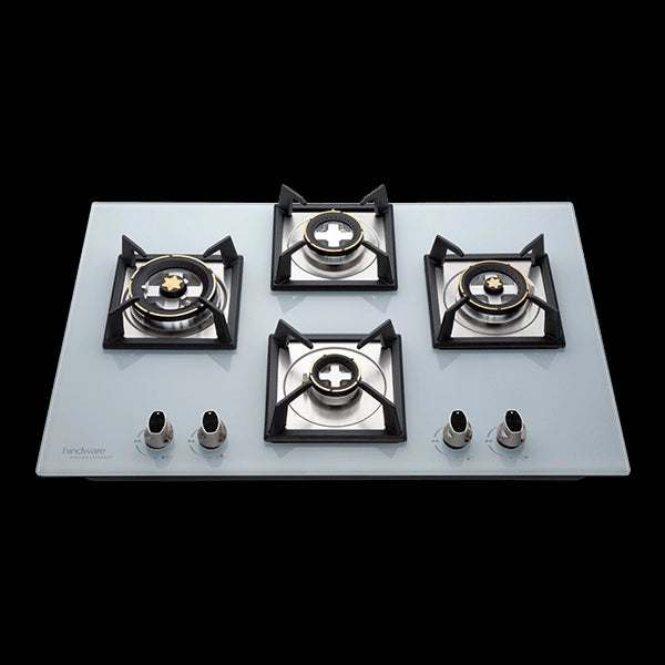 Hindware Laura White 4B 76 CM Built In Hob