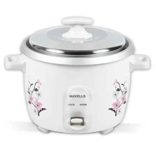 Havells E-Cook Plus 1L 500W White Electric Rice Cooker