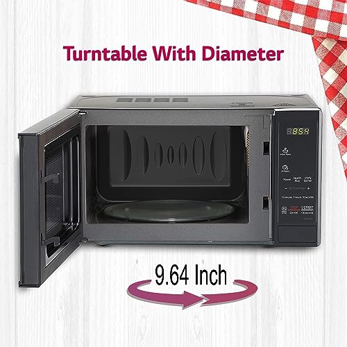 LG 20 L Solo Microwave Oven (MS2043BP, Black, With Health Plus Menu & Steam Clean)