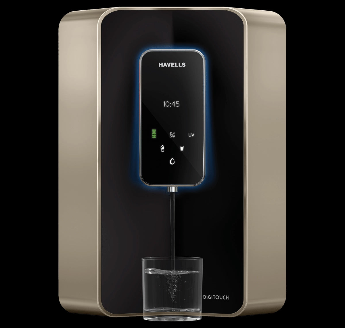Havells Digitouch RO UV Mineral 7L Water Purifier(Black)