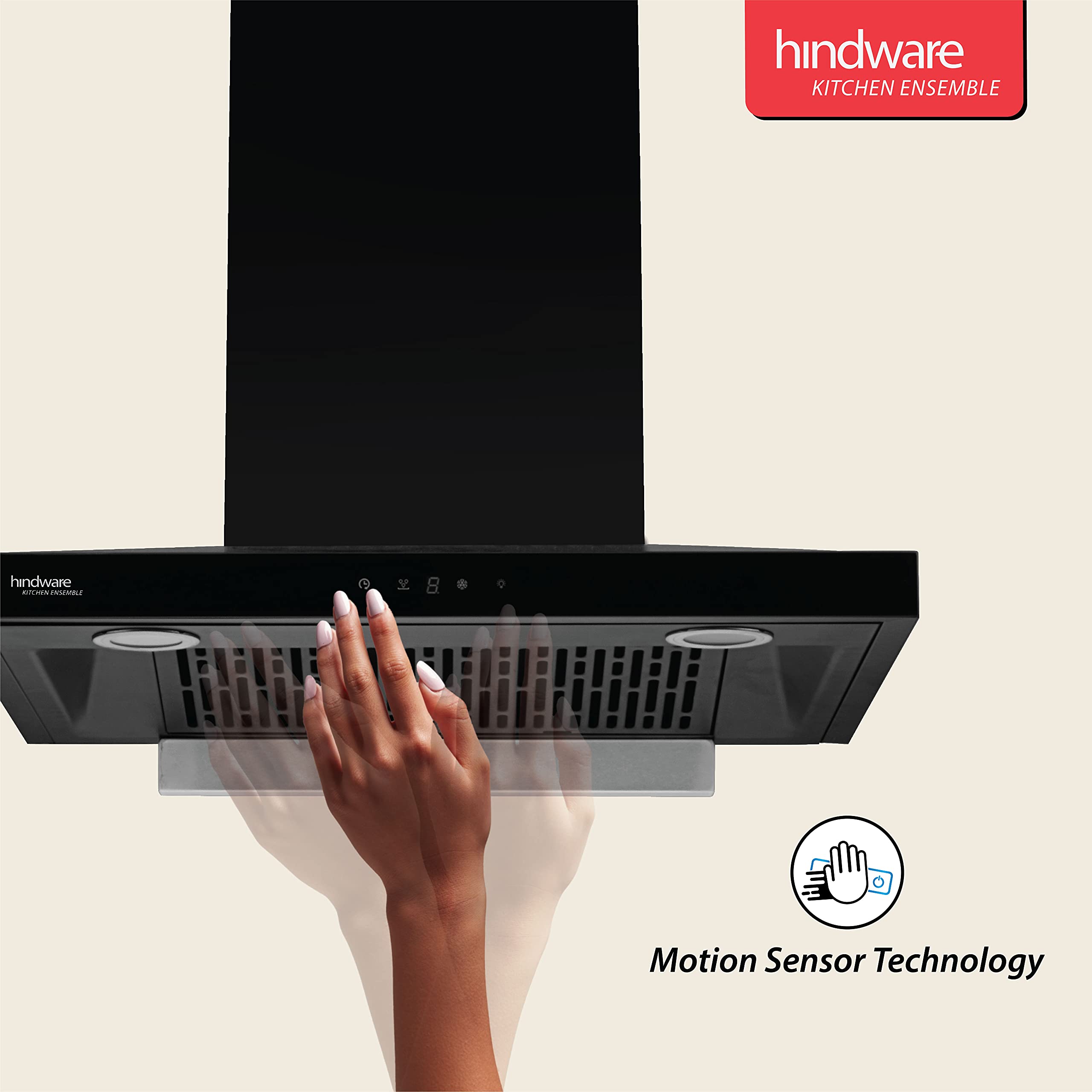 Hindware Alexio Autoclean 60cm 1200 m³/hr (Black)