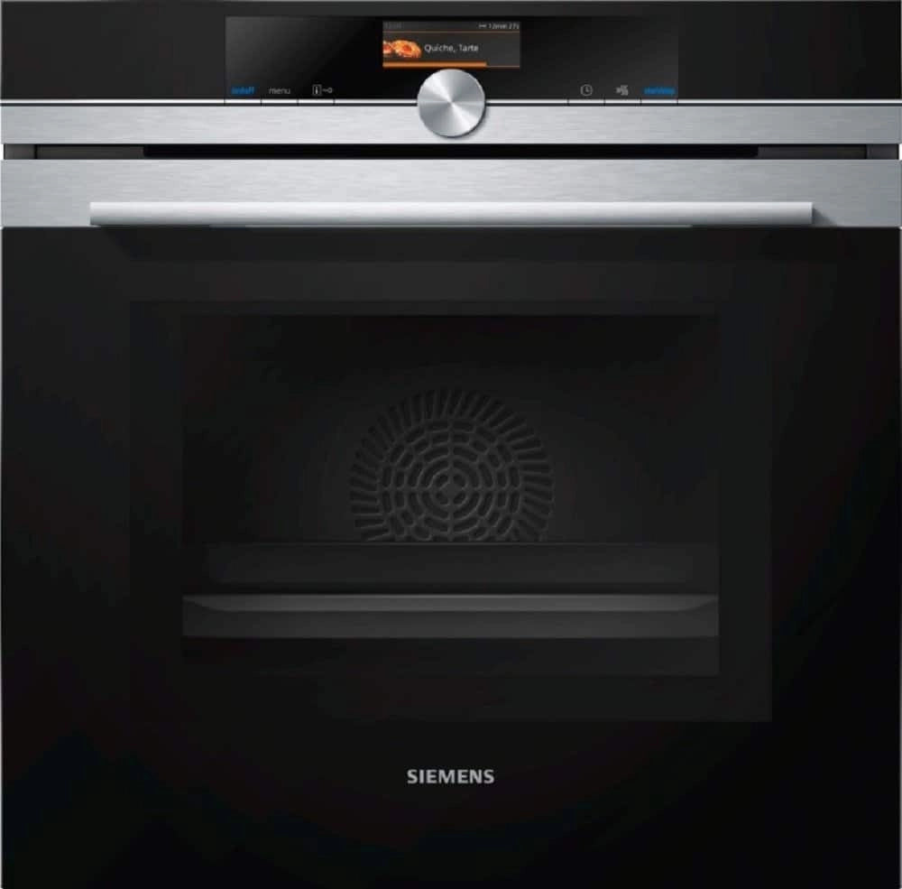 Siemens 60 cm 67 L Built in Stainless Steel Oven with Microwave HM676G0S1I (Steel/Black)