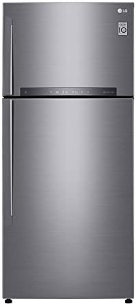 LG 516 L 3 ஸ்டார் இன்வெர்ட்டர் ஃப்ரோஸ்ட்-ஃப்ரீ டபுள் டோர் ரெஃப்ரிஜிரேட்டர் (GN-H602HLHQ, பிளாட்டினம் சில்வர்) 