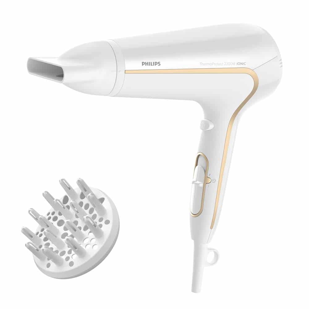 Philips HP8232/00 Professional Thermo Protect Ionic Hair Dryer (White)