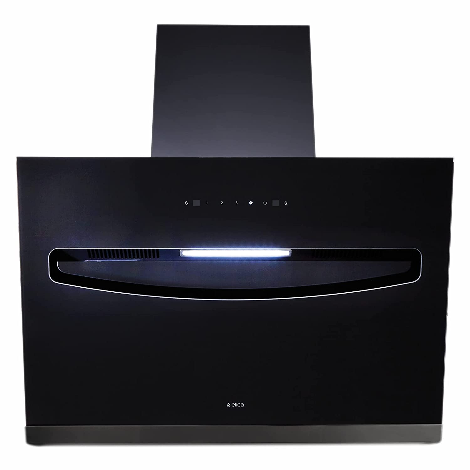 Elica 60 cm 1200 m3/hr Filterless Chimney EFL-S607 LTW VMS Motion Sensor Control, Black