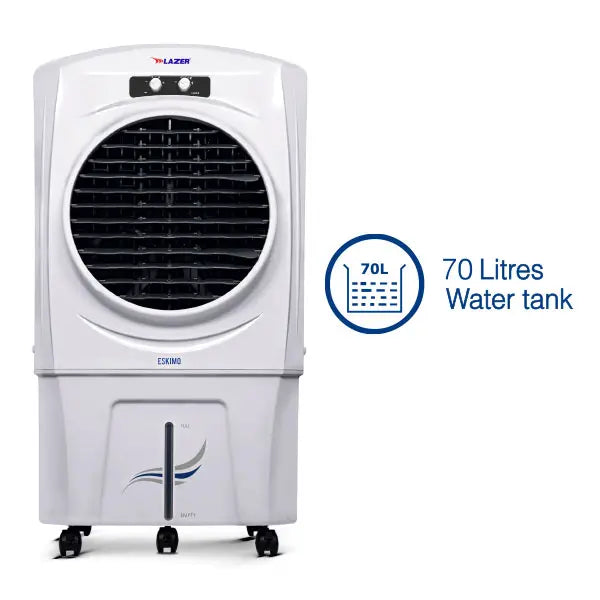Lazer Eskimo Desert 70L Air Cooler (White)