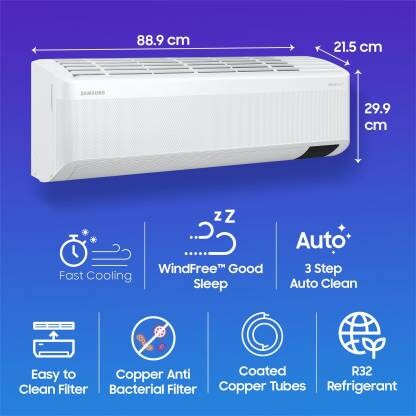 Samsung 1.5 Ton 4 Star Inverter Split AC (AR18CY4ARWK)