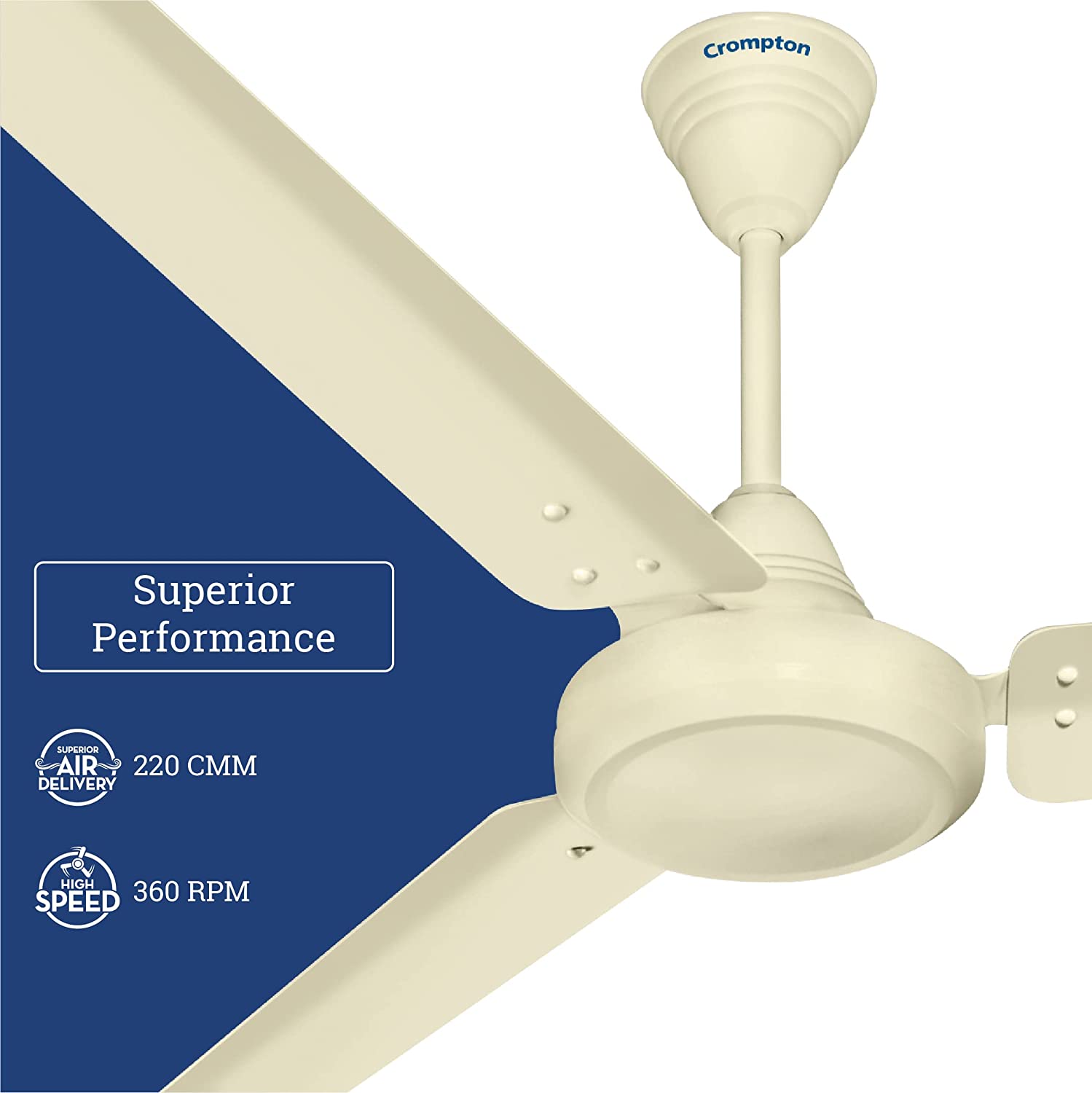 Crompton Energion 1200mm 48 inch BLDC Ceiling Fan Ivory