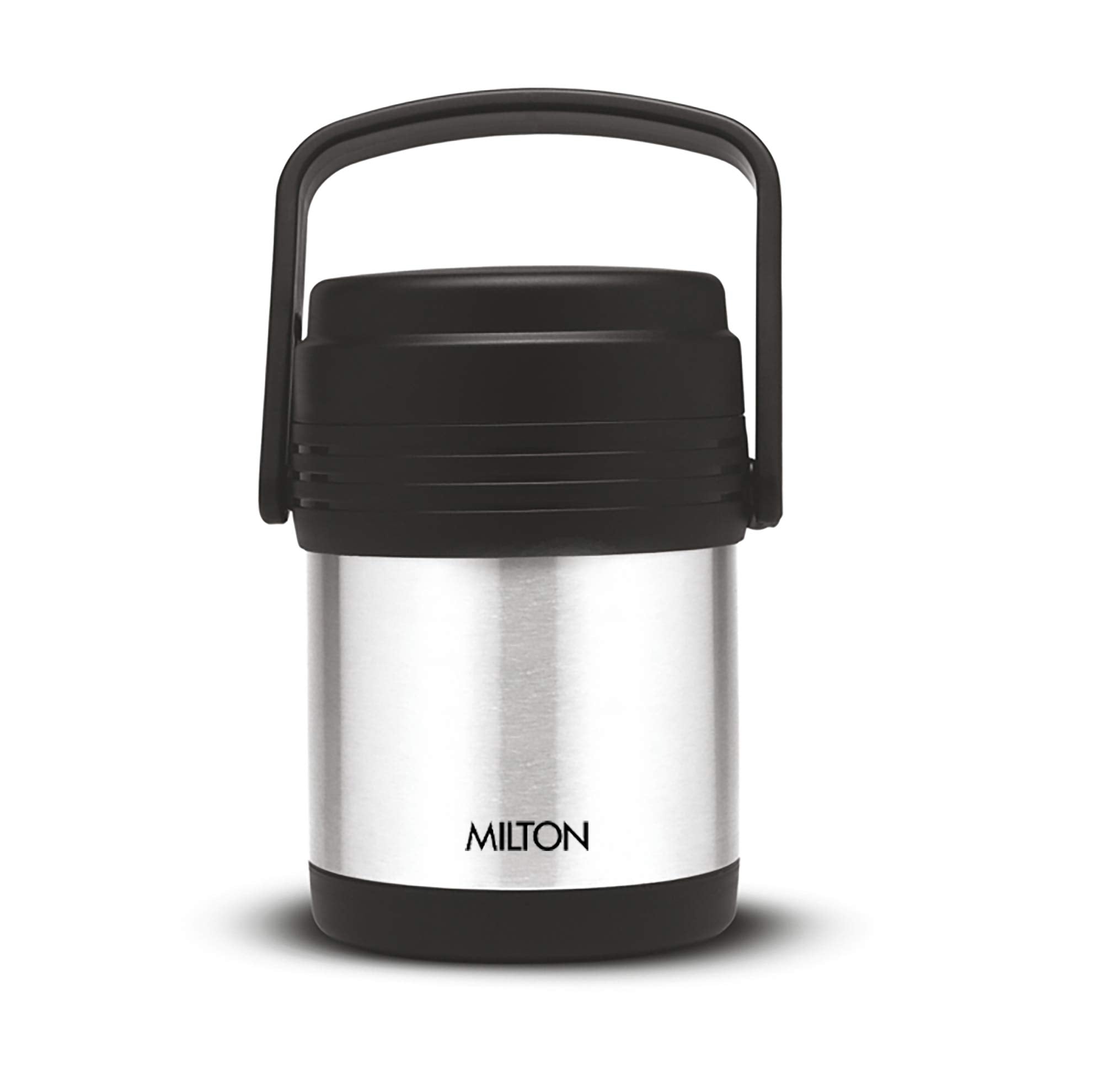 MILTON Thermosteel Hot Meal 3 Container Lunch Box, Silver