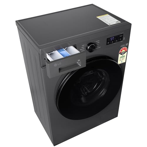 LG 8 Kg 5 Star Wi-Fi, Direct Drive Technology, Steam Wash, 6 Motion DD, Fully-Automatic Front Load Washing Machine (FHB1208Z4M, Allergy Care, In-Built Heater, Touch Panel, 2024 model, Middle
