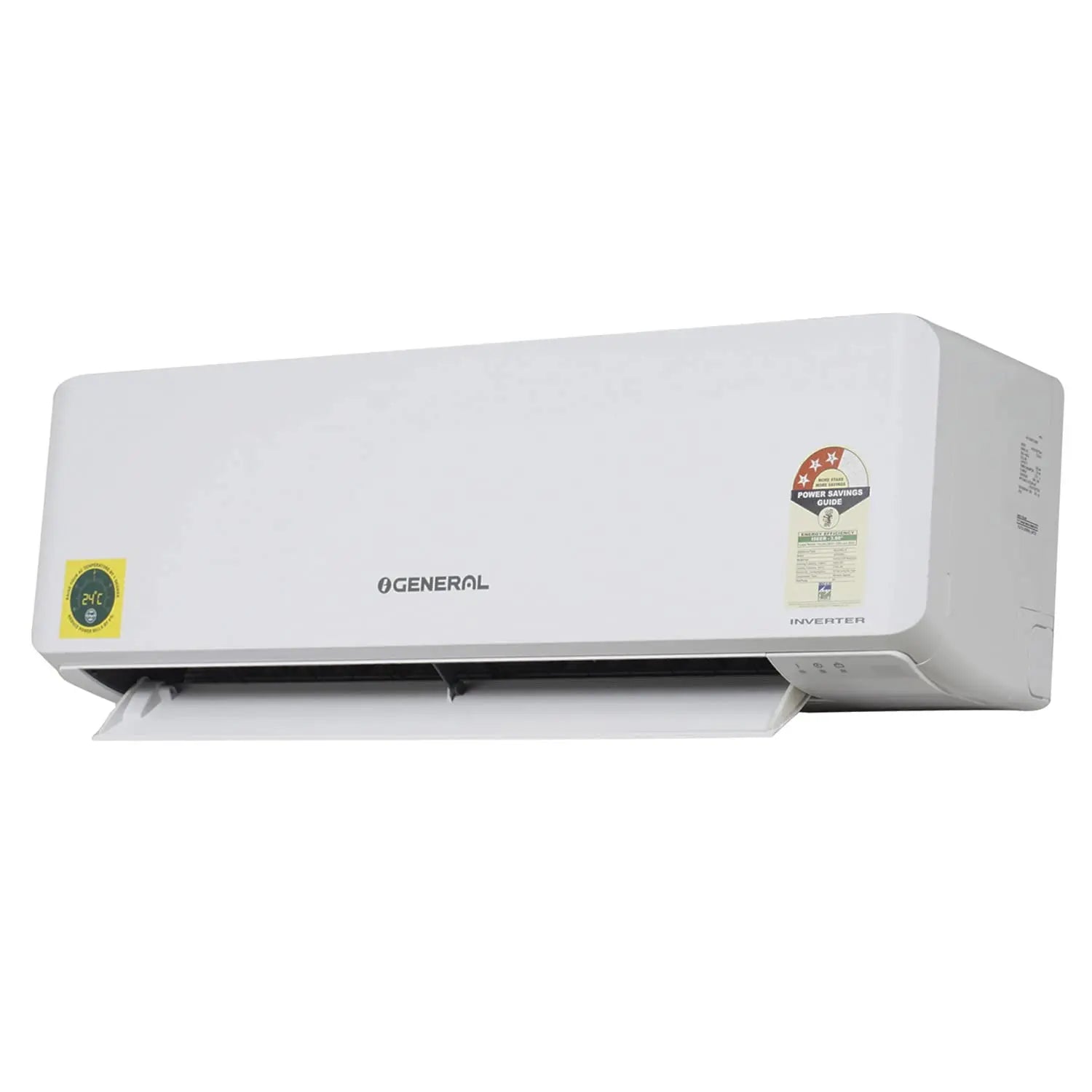 OGeneral CPTB 1 Ton 3 Star Inverter Split AC (Copper Condenser, ASGG12CPTB-B, White)